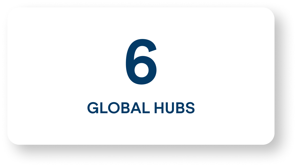6 Global Hubs